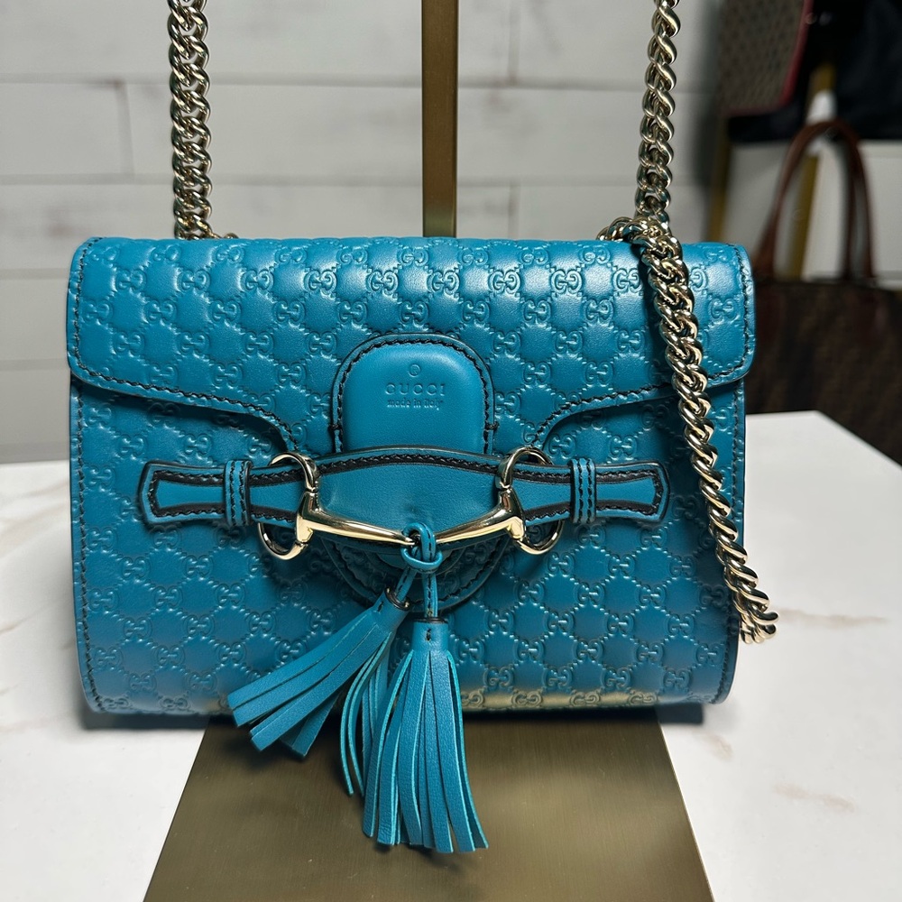 SOLD ❌❌❌ GUCCI Microguccissima Mini Emily Shoulder Bag